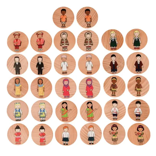 Matching Pairs - Children of the World - Set of 32 {4}