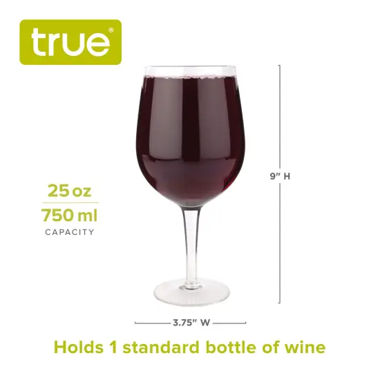 Big Swig: Full Bottle Wine Glass {5}