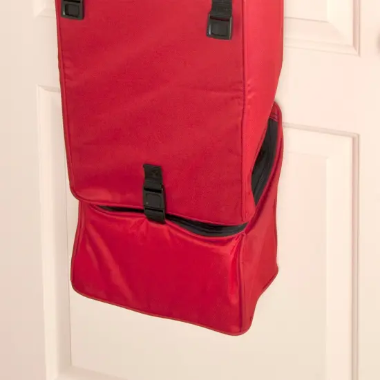 Over The Door Hanging Wrapping Paper Storage Container {6}