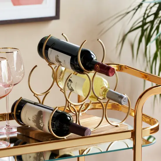 Pyramid 6 Bottle Wine Rack {3}