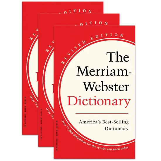 The Merriam-Webster Dictionary, Pack of 3 {1}