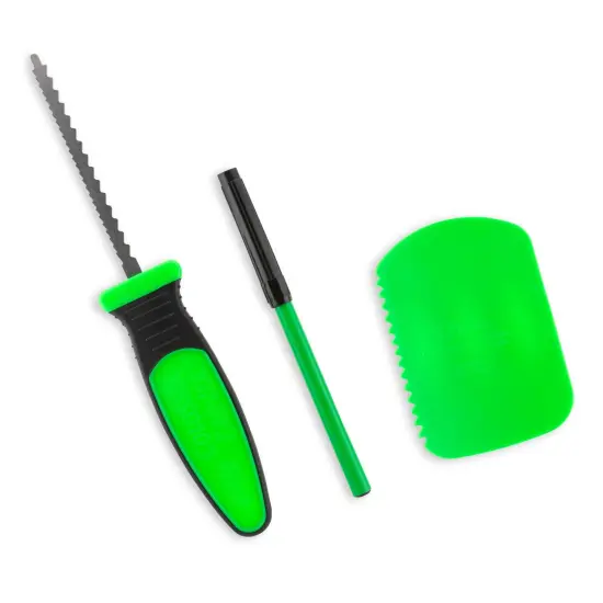 E.L.Stitch Face Pumpkin Carving Kit | Green {1}