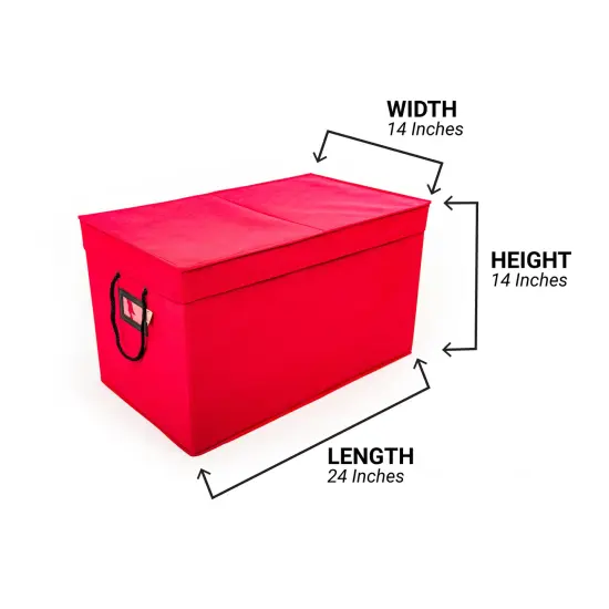 Multi Use Christmas Decoration Storage Box {6}