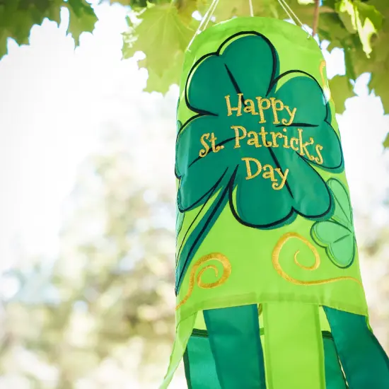 In the Breeze 5057 St. Patrick's Day 40-Inch Windsock - Outdoor Holiday Windsock {3}