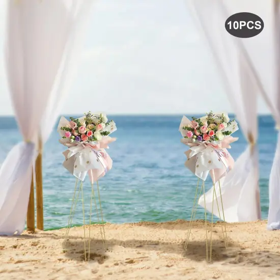 10pcs 3.4ft Flower Plant Stand Display Rack Flower Pot Holder Party Floral Decor {1}