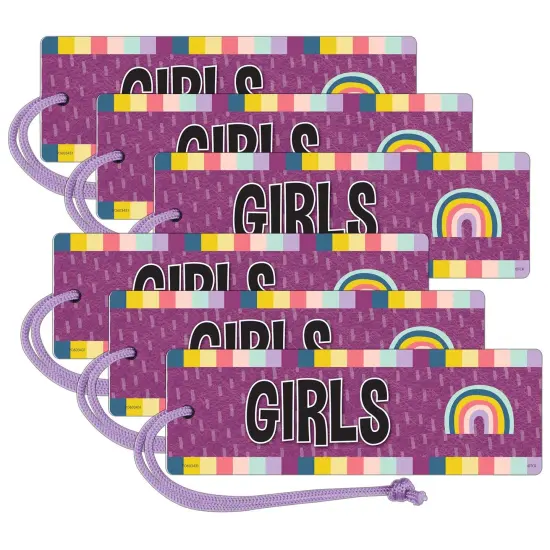 Oh Happy Day Magnetic Girls Pass, Pack of 6 {1}