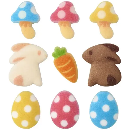 Easter Cottage D&eacute;cor Mini Dec-Ons&reg; Decorations 12ct {1}