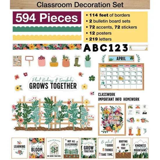 Grow Together Classroom Decor Bundle {1}