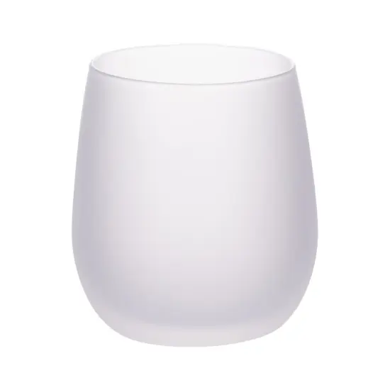 Craft Express 4 Pack of 10 oz. Sublimation Stemless Frosted Glasses {3}