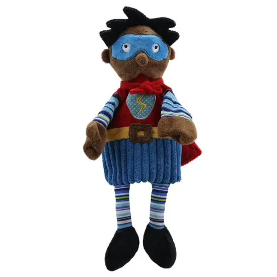Story Telling Puppet, Superhero (Dark Skin) {1}