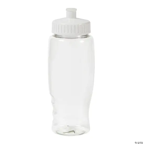 27 oz. Bulk 50 Ct. Clear Plastic Water Bottles Black {2}