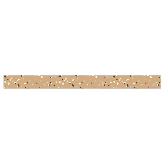 We Belong Speckled Kraft Paper Straight Borders Per Pack, 36 Feet Per Pack, 6 Packs {2}
