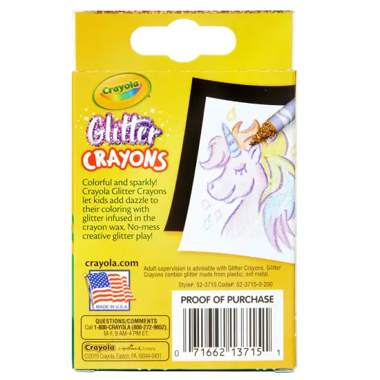 Crayola Crayons-Glitter 24/Pkg {4}