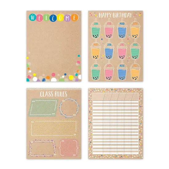 Krafty Pop Classroom Essentials 4-Chart Pack Chart {1}