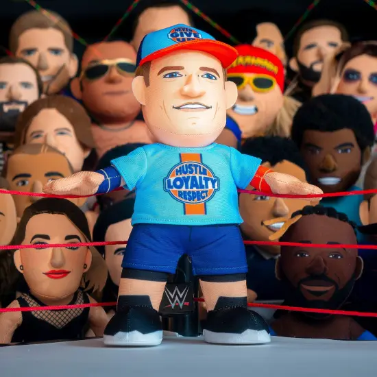 Bleacher Creatures WWE Superstar John Cena (Hustle Loyalty Respect - Blue) 10" Plush Figure {6}