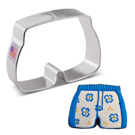 Ann Clark Bathing Suit Trunks Cookie Cutter {1}