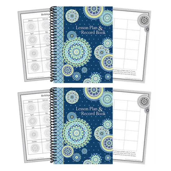 Blue Harmony Lesson Plan & Record Book, Pack of 2 {1}
