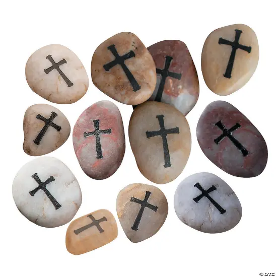 Cross Worry Stones - 12 Pc. {2}