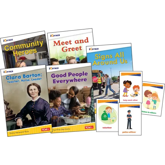 iCivics Grade K: Community & Social Awareness 5-Book Set + Game Cards {1}