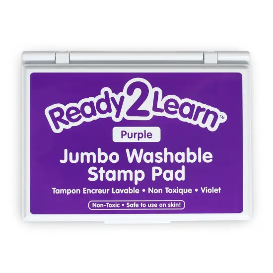Jumbo Washable Stamp Pad - Purple - 6.2"L x 4.1"W - Pack of 2 {2}