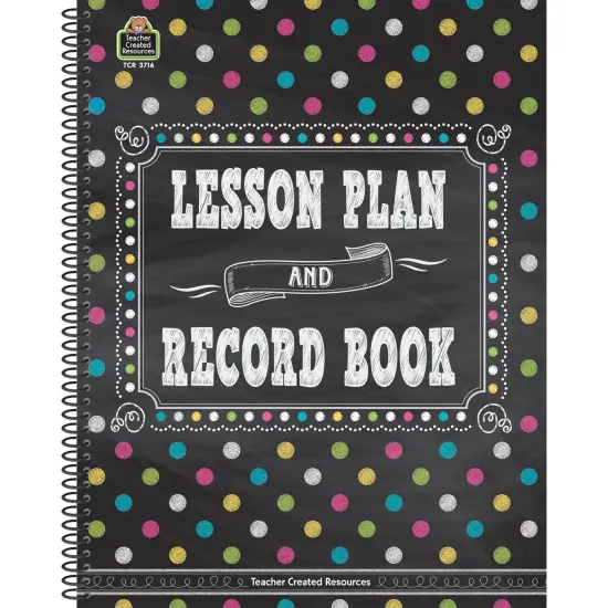 Chalkboard Brights Lesson Plan and Record Book, Pack of 2 {2}