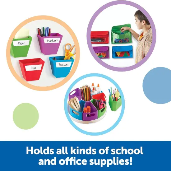 Storage Bundle, Home School Set, Classroom Accessories, Ages 3+ {4}
