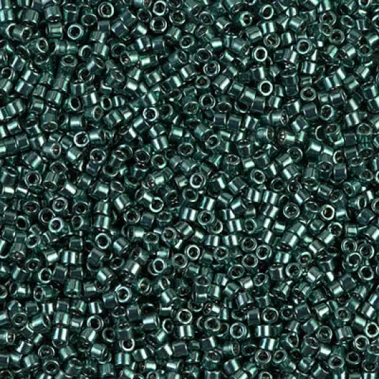 Miyuki Delica Bead 11/0 - DB0458 - Galvanized Dark Teal Green {1}