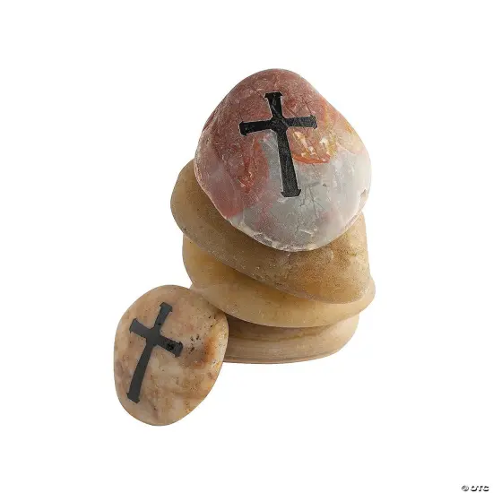 Cross Worry Stones - 12 Pc. {3}