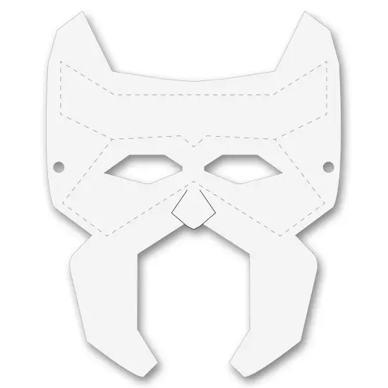 Die-Cut Super Hero Masks, 24 Per Pack, 2 Packs {5}