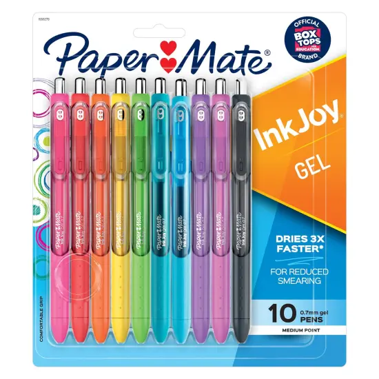 InkJoy Gel Pens, Medium Point, Assorted, 10 Count {1}