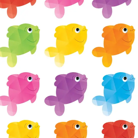 Colorful Fish Stickers, 120 Per Pack, 12 Packs {2}