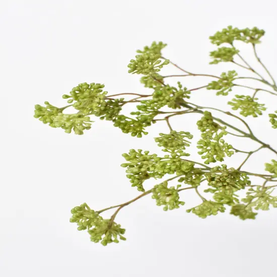 16" Faux Soft Green Sedum Berry Stem {1}