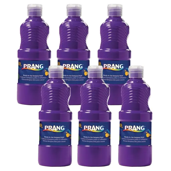 Ready-to-Use Tempera Paint, Violet, 16 oz, Pack of 6 {1}