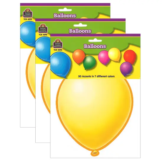 Balloons Accents, 30 Per Pack, 3 Packs {1}