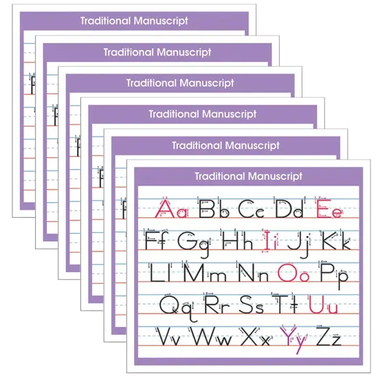 Adhesive Traditional Manuscript Desk Prompt, 36 Per Pack, 6 Packs {1}