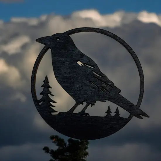 Ornament - Black - Crow Raven {3}