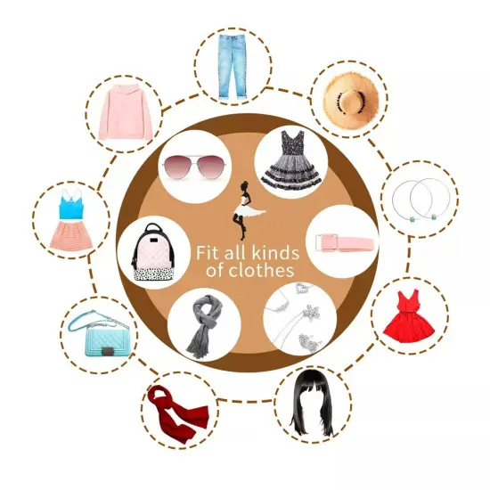 Female Mannequin PP Realistic Display Stand Turns Dress Cloth w/ Base Full Body {3}