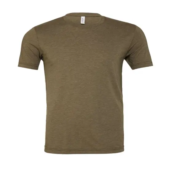 BELLA + CANVAS&reg; Triblend Crewneck Short Sleeve Tee Olive Triblend {1}