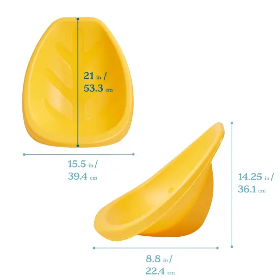 Leaf Floor Seat, Rocker Chair, 6-Piece Yellow {2}