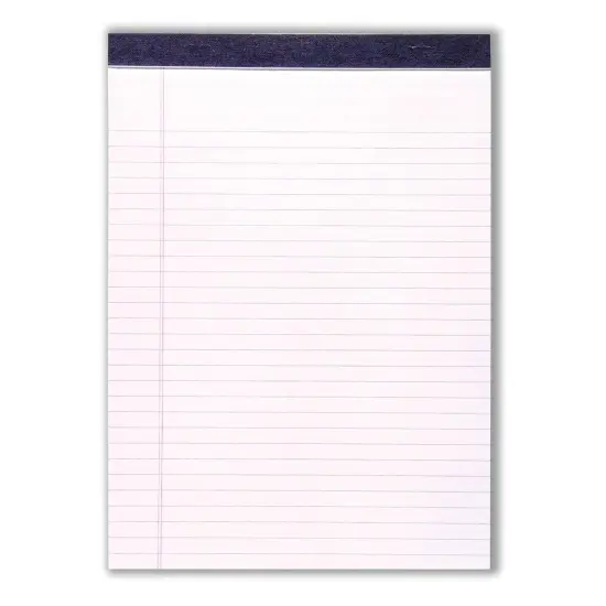Legal Pad, Standard, White, Pack of 12 {1}