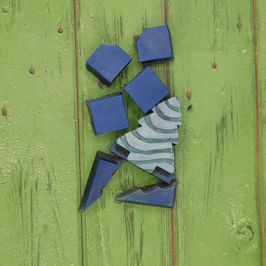 Christmas Tree - Snap Out Center - Wax Melt Snap Bar Silicone Mold {2}