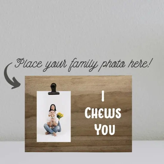 Decorative Wood Clip Pet Photo Frames {2}