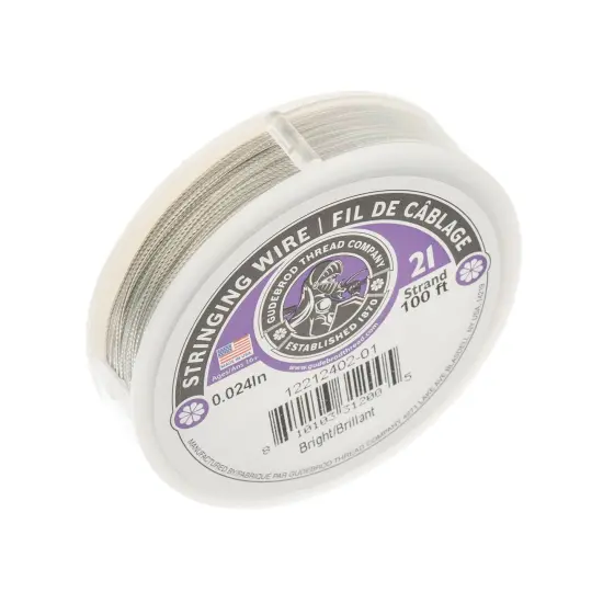 Gudebrod 21-Strand Stainless Steel Jewelry Wire | Made in USA {3}
