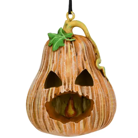 Tree Buddees Rotten Pumpkin Jack-o'-lantern Halloween Ornament Decoration {1}