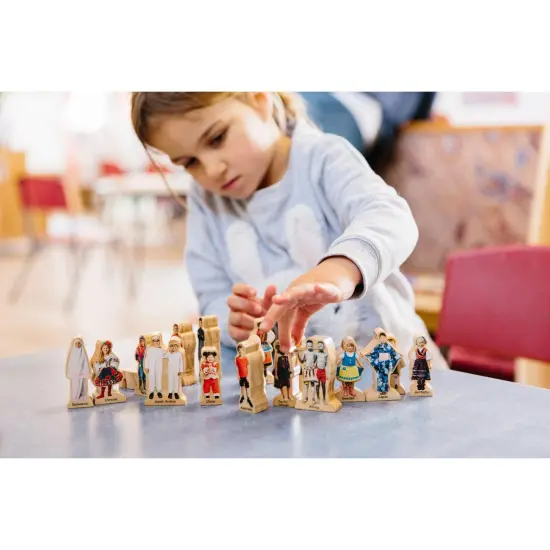 People Around the World Wooden Blocks - Set of 18 - Ages 1+ {5}