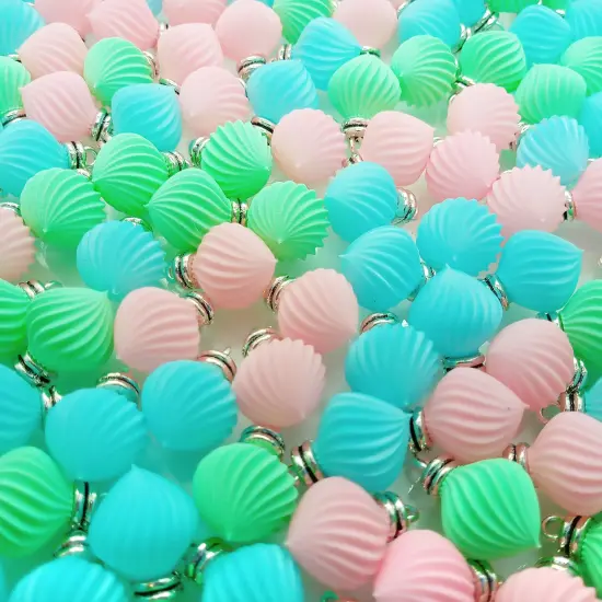 10 Pastel Miniature Ornaments, Tiny Baubles for Dollhouse or Small Tabletop Christmas Trees, 3/4 inch tall, Adorabilities {2}