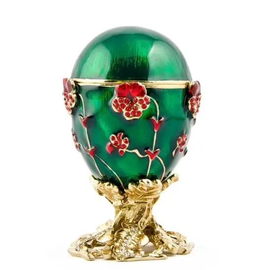 1899 Pansy Royal Imperial Easter Egg 2.5 Inches {1}