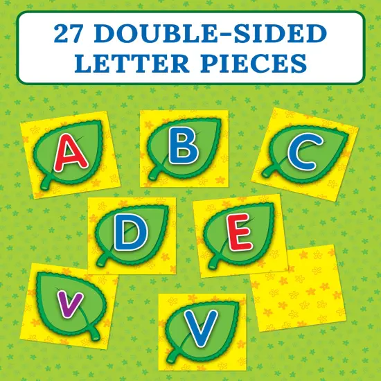 Carson Dellosa Lady Bug Letters Game, 26 2-Sided Ladybugs and Leaves Alphabet Puzzle, abc Kindergarten and Preschool Learning Activities for Toddlers Ages 4+ {4}