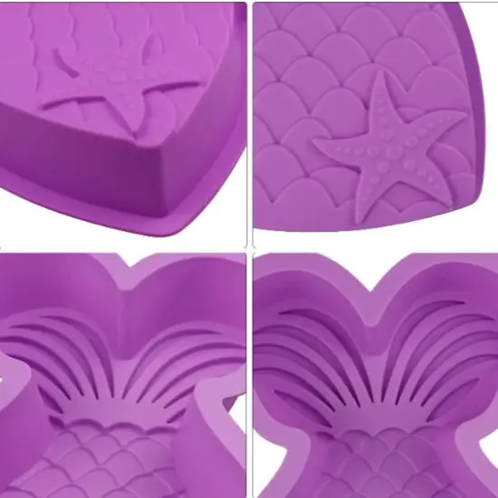 Mermaid Tail Breakable Silicone Mold {3}