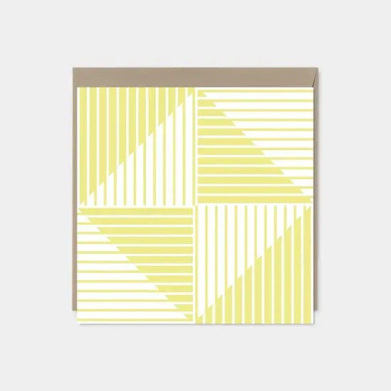 Pastel Geo Stripe Card {1}